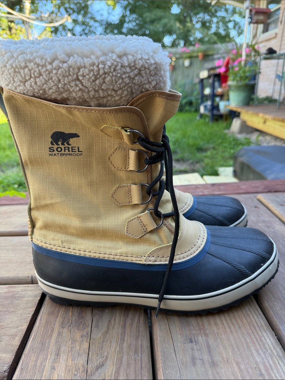 Sorel Pac Nylon Winter Waterproof Boots Mens
